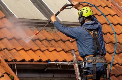 Démoussage et hydrofuge de toiture à Desnes